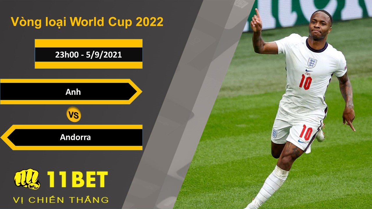 11BET Soi kèo Anh vs Andorra, 23h00, 5/9/2021