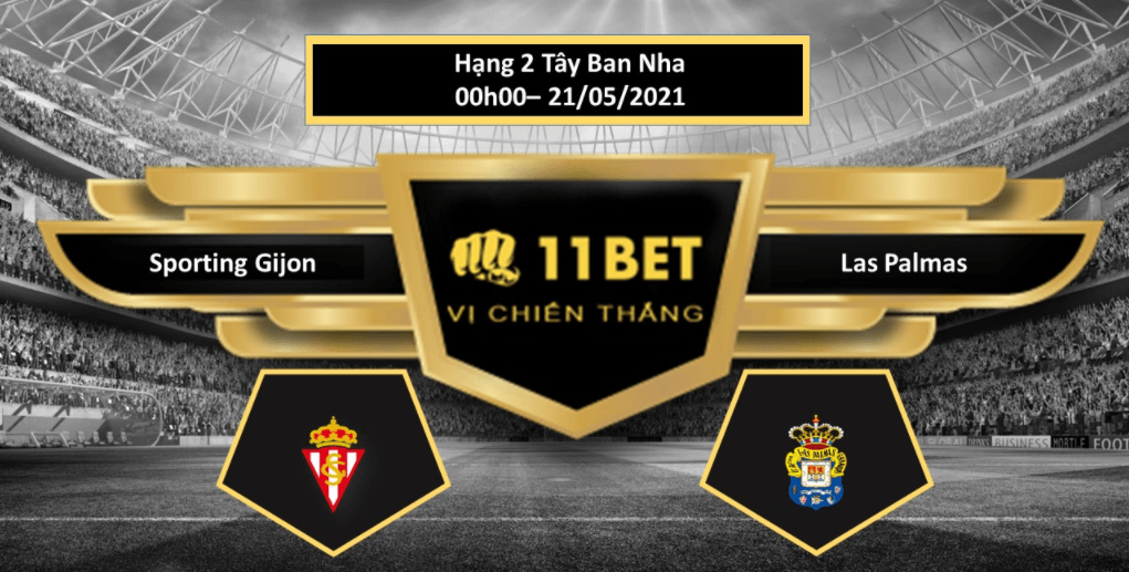 11BET Tip bóng đá Sporting Gijon vs Las Palmas  ,  hôm nay 21/05/2021