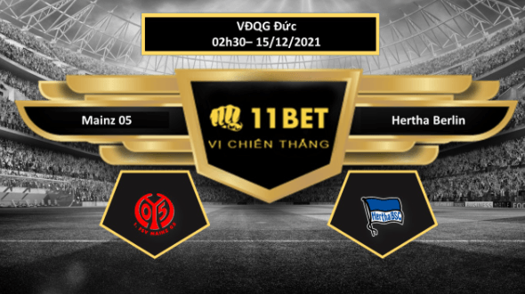 11BET Tip bóng đá Mainz 05 vs Hertha Berlin , hôm nay 15/12/2021