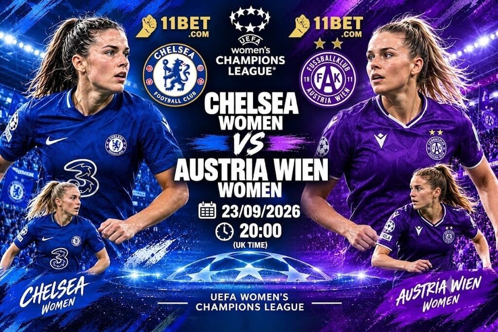 11BET Soi kèo bóng đá Chelsea Women vs Austria Wien W 02h00 ngày 24/09: The Blues hướng đến chiến thắng đậm
