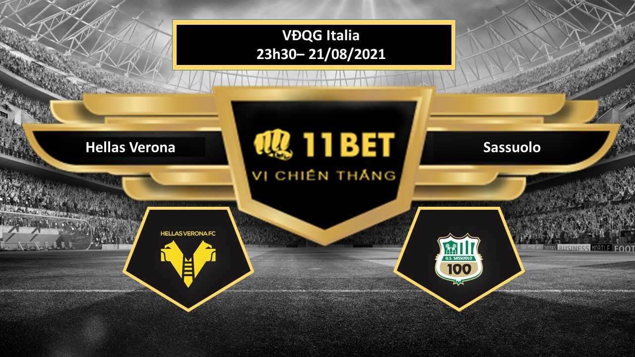 11BET Tip bóng đá  Hellas Verona vs Sassuolo  , hôm nay 21/08/2021