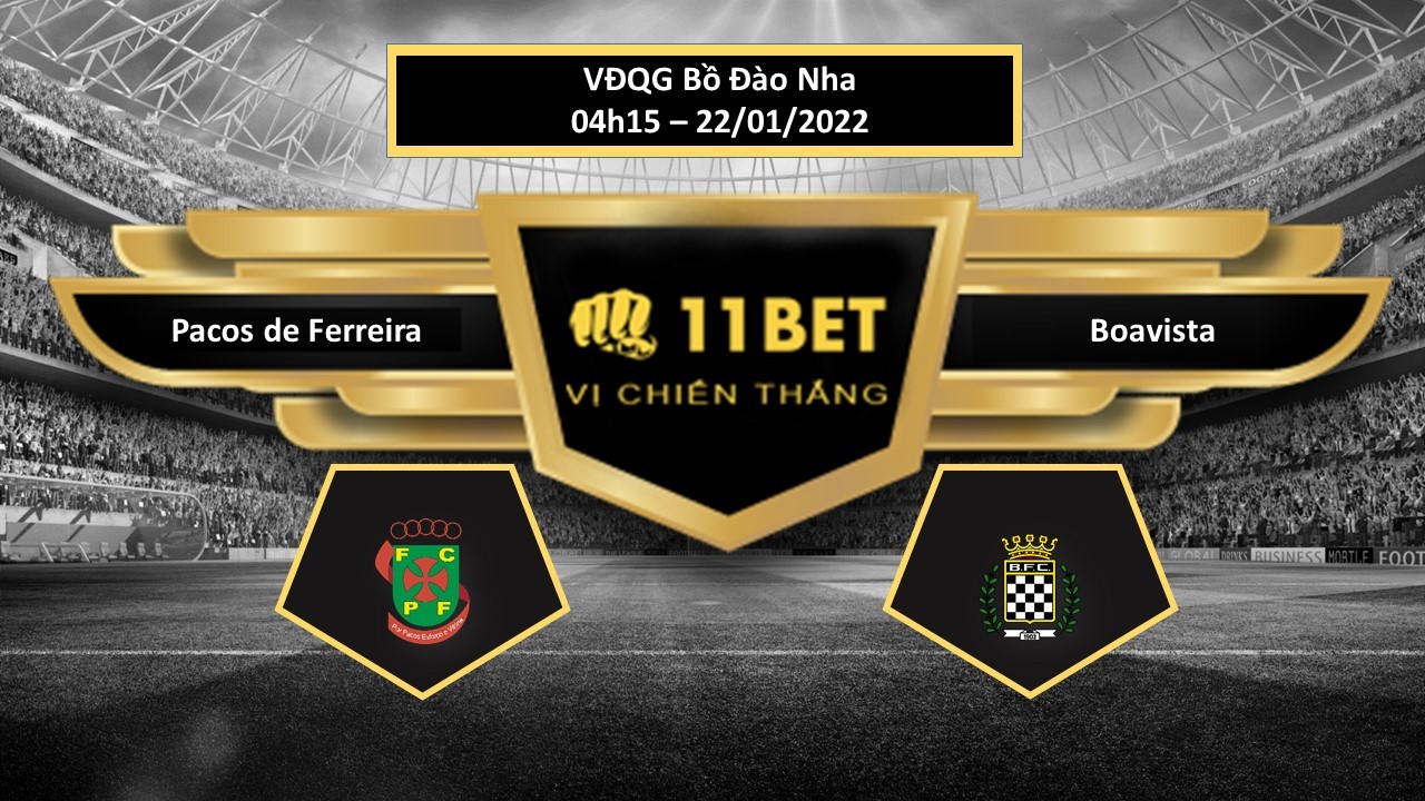 11BET Tip bóng đá Pacos de Ferreira vs Boavista , hôm nay 22/01/2022
