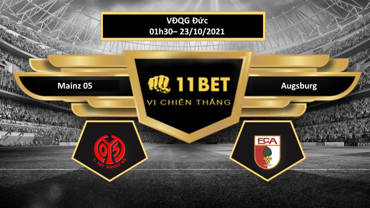 11BET Tip bóng đá Mainz 05 vs Augsburg , hôm nay 23/10/2021