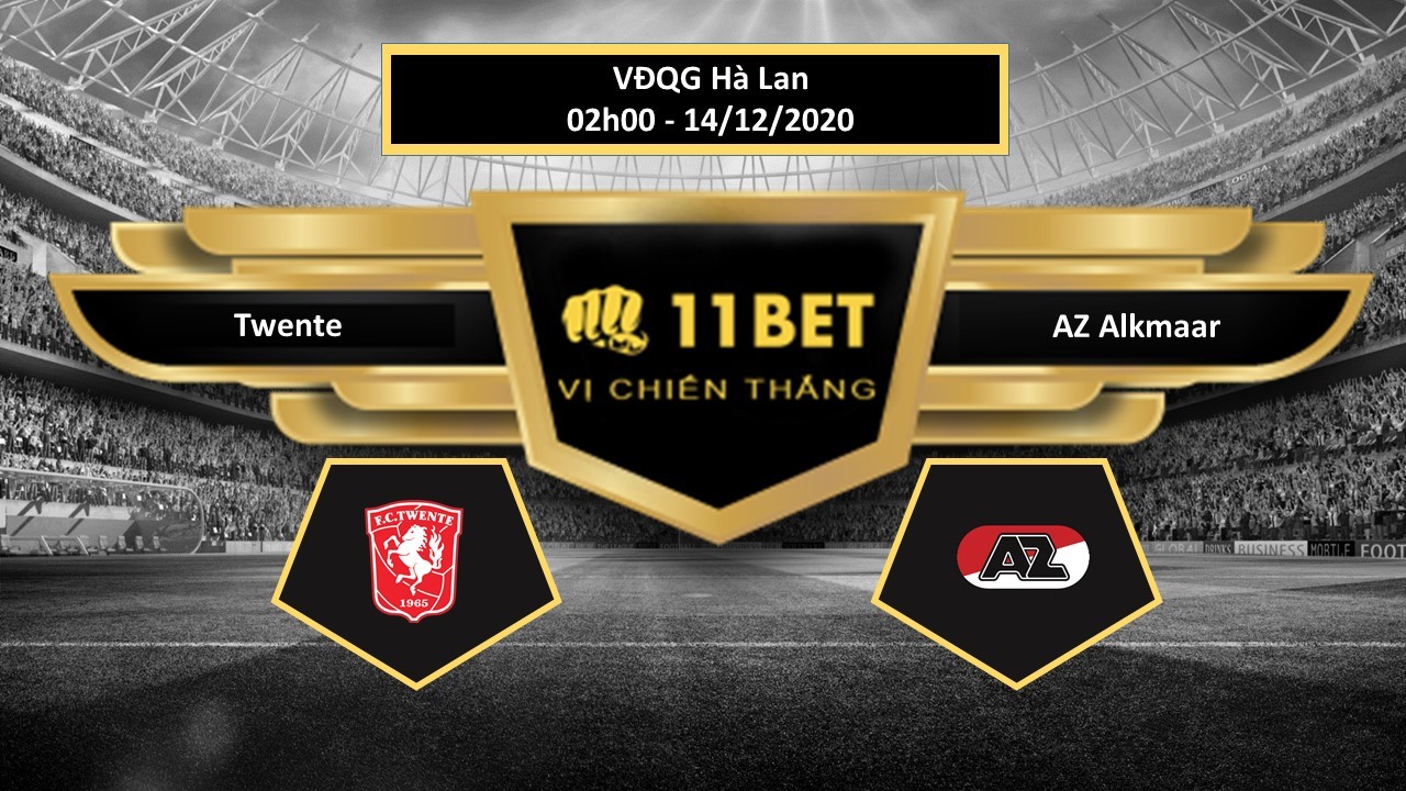 11BET Tip bóng đá  Twente vs AZ Alkmaar , hôm nay 14/12/2020
